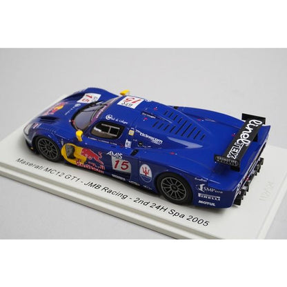 1:43 Spark 100SPA19 Maserati MC12 GT1 JMB Racing 24H Spa 2nd 2005 #15 model car