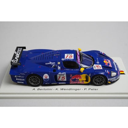 1:43 Spark 100SPA19 Maserati MC12 GT1 JMB Racing 24H Spa 2nd 2005 #15 model car