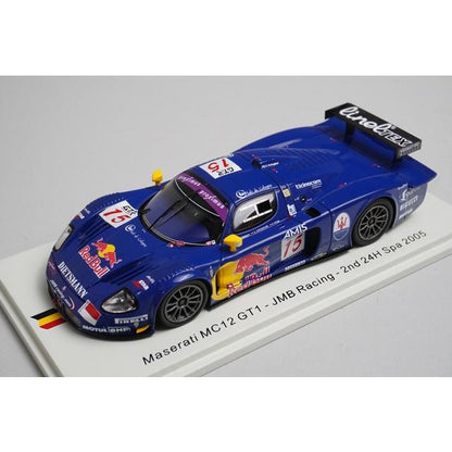 1:43 Spark 100SPA19 Maserati MC12 GT1 JMB Racing 24H Spa 2nd 2005 #15 model car