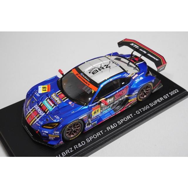 1:43 Spark SGT041 Subaru BRZ R&D SPORT GT300 Super GT 2022 #61 model car