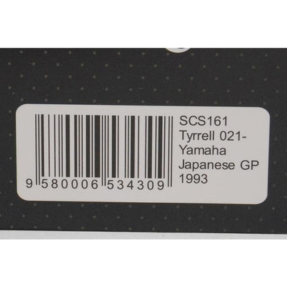 1:43 Spark SCS161 Suzuka Circuit Tyrrell 021 Yamaha Japanese GP 1993 #3 model car