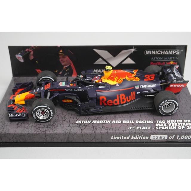 1:43 MINICHAMPS 413180533 Aston Martin Red Bull Racing TAG Heuer RB14 2018 #33 model car
