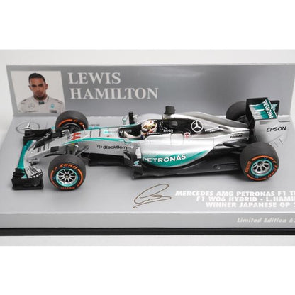 1:43 MINICHAMPS 410150344 Mercedes AMG Petronas F1 Team W06 Hybrid 2015 #44 model car