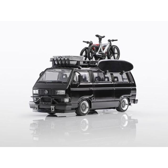 BSC & MORTAL 1:64 Volkswagen VW T3 Lowside BBS Wheel 2025 HEC Exclusive Black