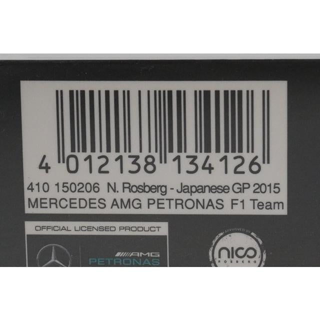 1:43 MINICHAMPS 410150206 Mercedes AMG Petronas F1 Team W06 Hybrid 2015 #6 model car
