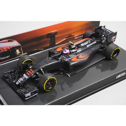 1:43 MINICHAMPS 533317739 MIKILEE McLaren Honda MP4-31 2016 #22 J.Button model car