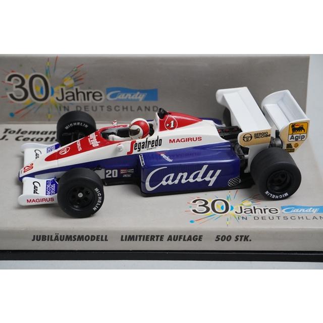 1:43 MINICHAMPS Toleman TG184 1984 #20 J. Cecotto Not for sale Candy Promo model car
