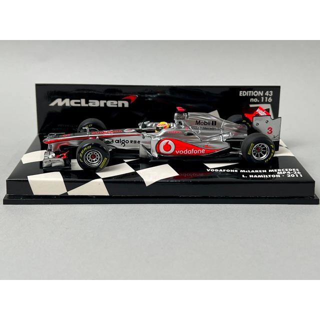 1:43 MINICHAMPS 530114303 Vodafone McLaren Mercedes MP4-26 2011 #3 L.Hamilton