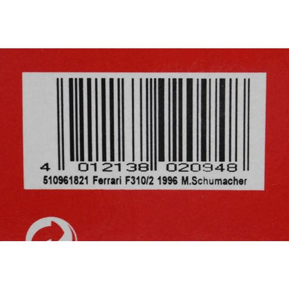 1:18 MINICHAMPS 510961821 Ferrari F310/2 1996 #1 M. Schumacher model car