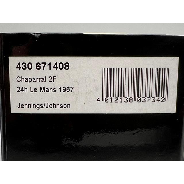 1:43 MINICHAMPS 430671408 Chaparral 2F Le Mans 24 Hours 1967 #8 model car