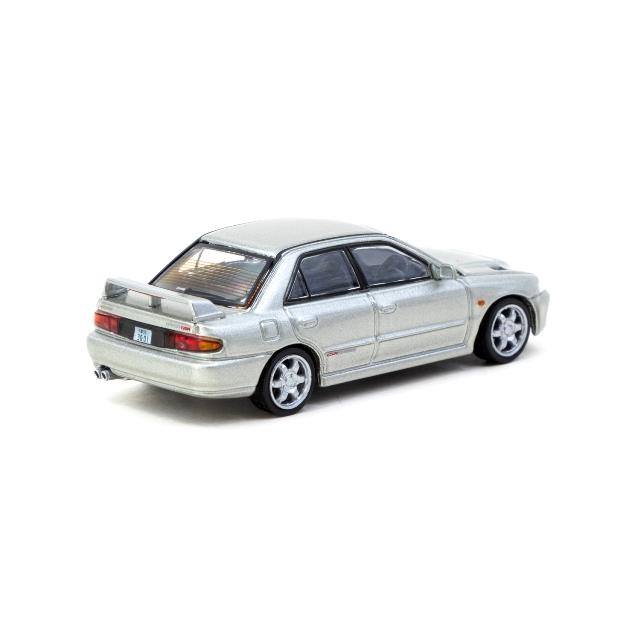T64G-048-SL Tarmac Works 1:64 Mitsubishi Lancer GSR Evolution Silver with Tarmac Trading Cards