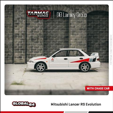 T64G-048-RS Tarmac Works 1:64 Mitsubishi Lancer RS Evolution White