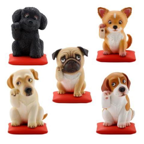 Kaiyodo miniQ Kunio Sato's lucky dog 2 (1BOX, 6 pieces) figure