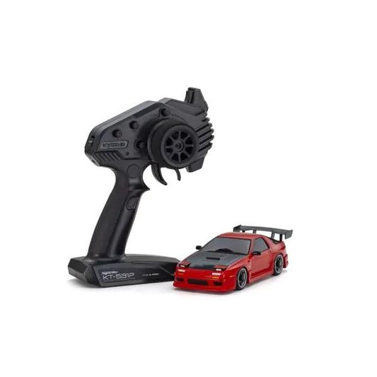 32646R Kyosho MINI-Z AWD Mazda Savanna RX-7 FC3S Aero Version with Carbon Bonnet Red Radio Control