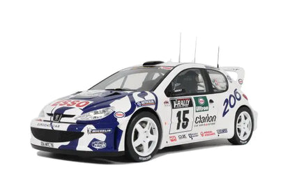 [ Back-order ] otto OTMG081 1:12 Peugeot 206 WRC Tour de France 1999 #15 model car