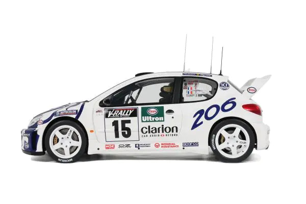 [ Back-order ] otto OTMG081 1:12 Peugeot 206 WRC Tour de France 1999 #15 model car