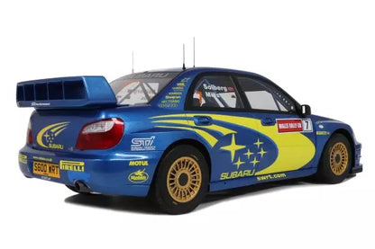[ Back-order ] OttO OTMG092 1:12 Subaru Impreza S9 WRC Wels Rally 2003 #7 model car