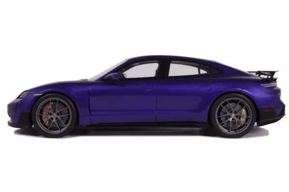 [ Back-order ] GT SPIRIT GTS520 1:18 Porsche Taycan Turbo GT 2023 Purple model car