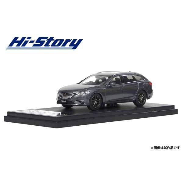 [ Back-order ] Hi-Story HS138GY 1:43 MAZDA ATENZA WAGON 2016 Machine Gray Premium Metallic Diecast model car