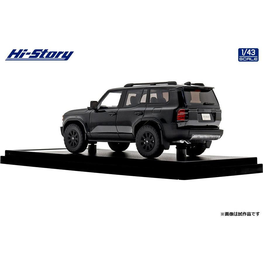 [ Back-order ] Hi-Story HS510BK 1:43 Toyota LANDCRUISER 250 ZX "First Edition" 2024 Black Resin model car