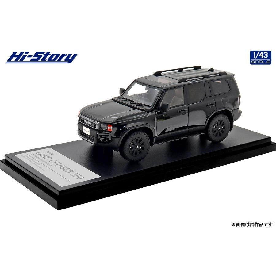 [ Back-order ] Hi-Story HS510BK 1:43 Toyota LANDCRUISER 250 ZX "First Edition" 2024 Black Resin model car