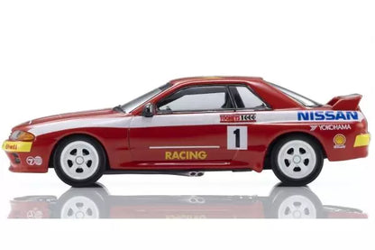 [ Back-order ] KYOSHO K07012LD 1:64 Winfield Skyline GT-R R32 #1 model car