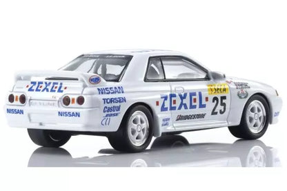 [ Back-order ] KYOSHO K07012LE 1:64 Zexel Skyline GT-R R32 #25 model car