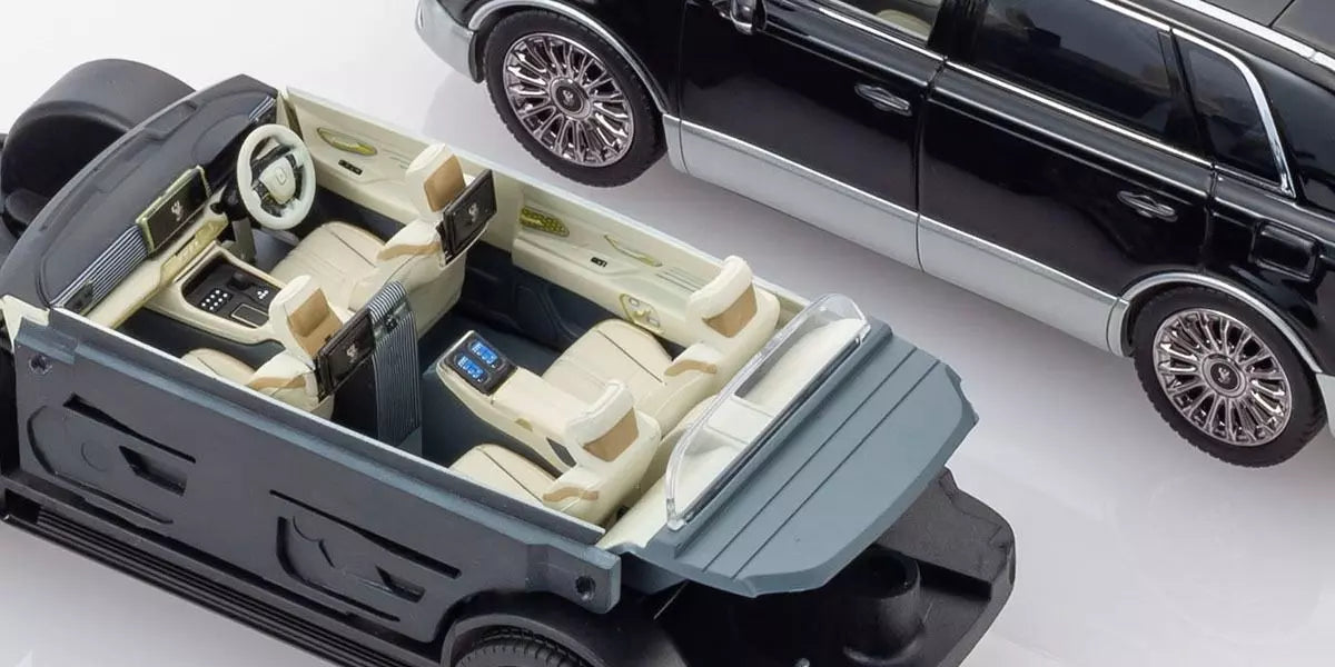 [ Back-order ] KYOSHO KS03926BS 1:43 Toyota Century Rinho Black x Silver model car