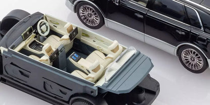 [ Back-order ] KYOSHO KS03926BS 1:43 Toyota Century Rinho Black x Silver model car