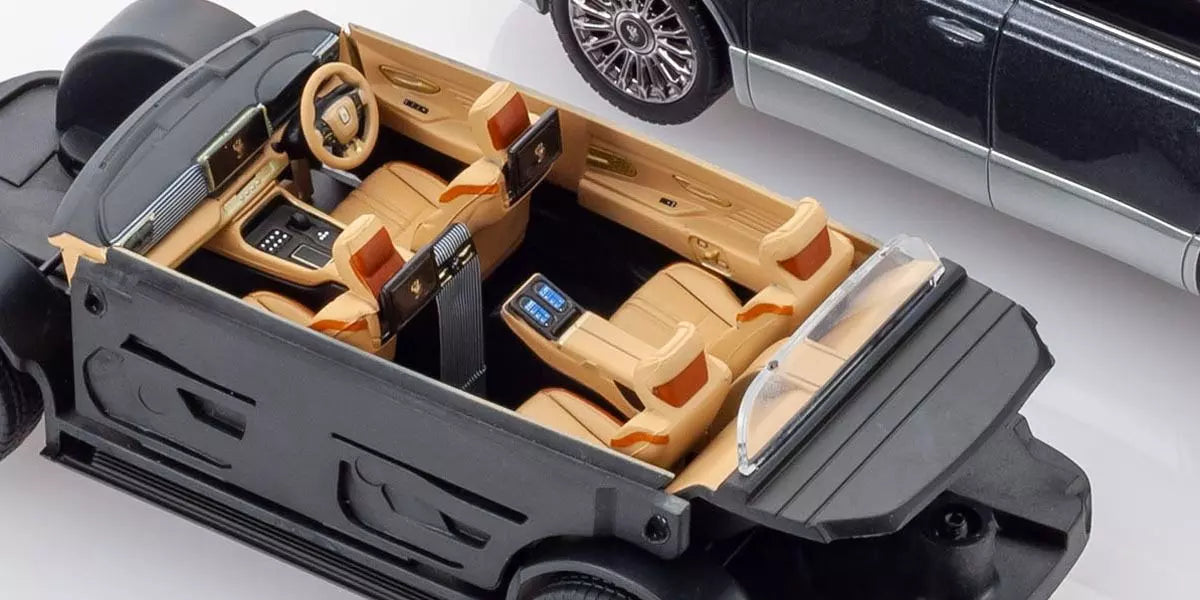 [ Back-order ] KYOSHO KS03926GS 1:43 Toyota Century Dawn Gray Metallic x Silver model car