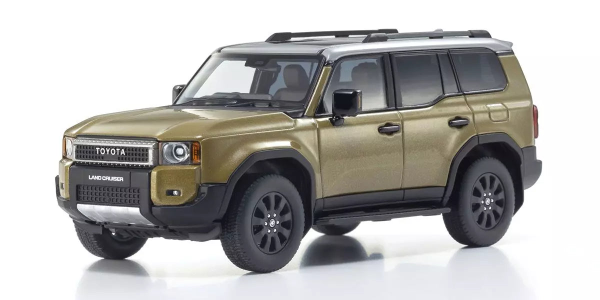 [ Back-order ] KYOSHO KS03927SG1 1:43 Toyota Land Cruiser 250 First Sand X Light Gray model car