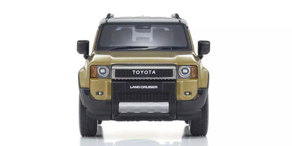 [ Back-order ] KYOSHO KS03927SG1 1:43 Toyota Land Cruiser 250 First Sand X Light Gray model car