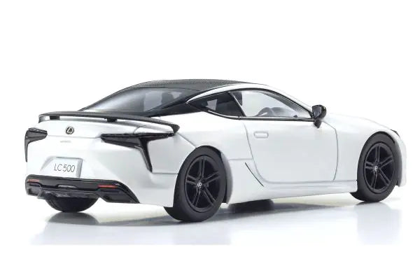[ Back-order ] KYOSHO KS03929H 1:43 Lexus LC500 EDGE White Silver model car