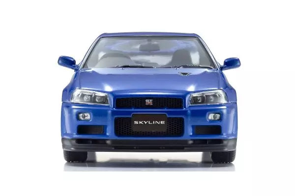 [ Back-order ] KYOSHO KS03936BL 1:43 Nissan Skyline GT-R R34 V-Spec II Blue model car