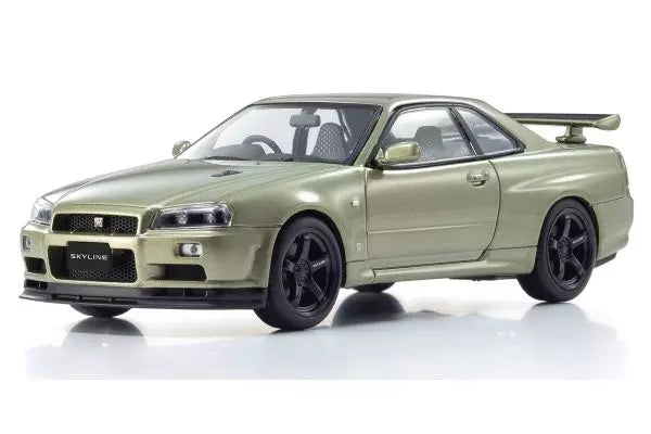 [ Back-order ] KYOSHO KS03936MJ 1:43 Nissan Skyline GT-R V-Spec II Nur M-Jade model car
