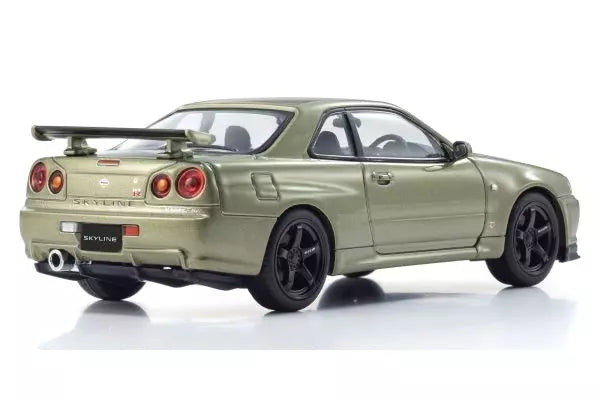 [ Back-order ] KYOSHO KS03936MJ 1:43 Nissan Skyline GT-R V-Spec II Nur M-Jade model car