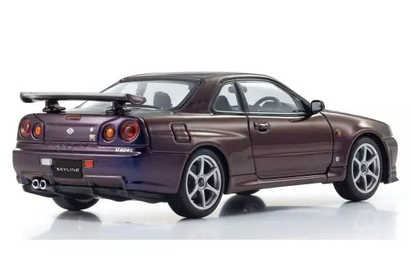 [ Back-order ] KYOSHO KS03936P 1:43 Nissan Skyline GT-R V-Spec Purple model car