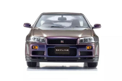 [ Back-order ] KYOSHO KS03936P 1:43 Nissan Skyline GT-R V-Spec Purple model car