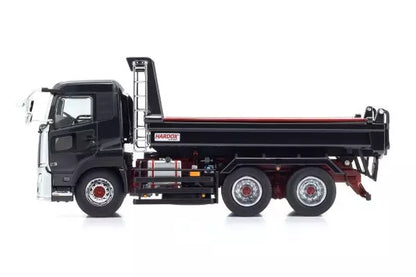 [ Back-order ] KYOSHO KS03940BK 1:43 UD Quon Dump Truck Kyokuto Kaihatsu Black model car