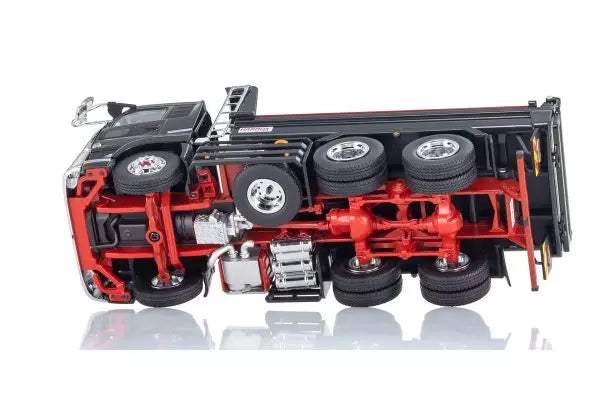 [ Back-order ] KYOSHO KS03940BK 1:43 UD Quon Dump Truck Kyokuto Kaihatsu Black model car