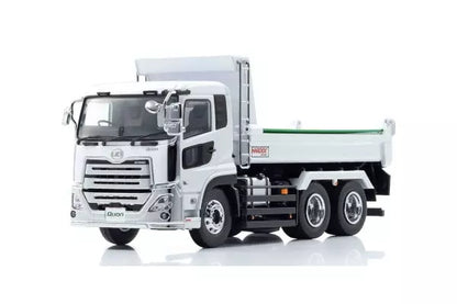 [ Back-order ] KYOSHO KS03940W 1:43 UD Quon Dump Truck Kyokuto Kaihatsu White model car