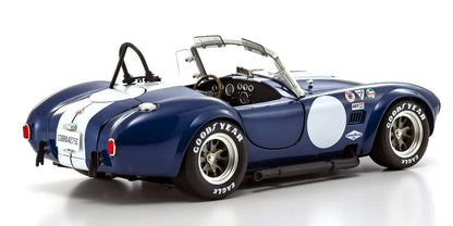 [ Back-order ] KYOSHO KS08048BLMW 1:18 Shelby Cobra 427S/C Blue Metallic White model car