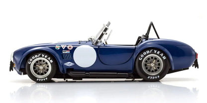 [ Back-order ] KYOSHO KS08048BLMW 1:18 Shelby Cobra 427S/C Blue Metallic White model car