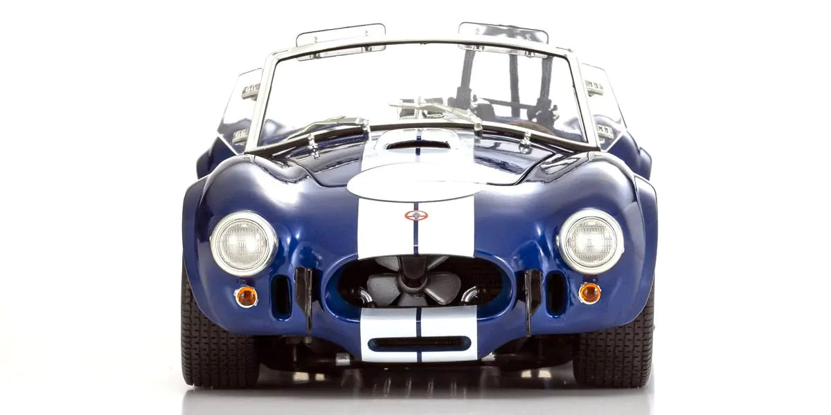 [ Back-order ] KYOSHO KS08048BLMW 1:18 Shelby Cobra 427S/C Blue Metallic White model car