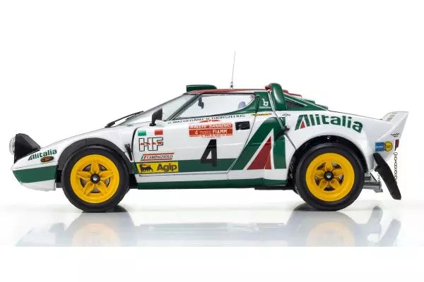 [ Back-order ] KYOSHO KS08130F 1:18 Lancia Stratos HF 1976 Sanremo #4 model car