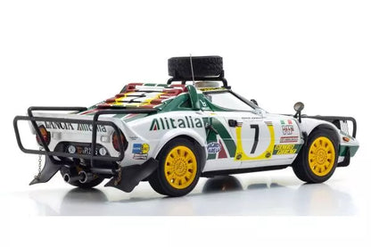 [ Back-order ] KYOSHO KS08130G 1:18 Lancia Stratos HF 1977 Safari #7 model car