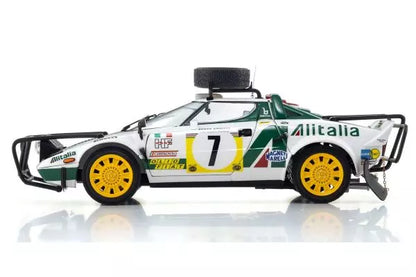 [ Back-order ] KYOSHO KS08130G 1:18 Lancia Stratos HF 1977 Safari #7 model car