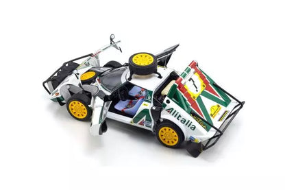 [ Back-order ] KYOSHO KS08130G 1:18 Lancia Stratos HF 1977 Safari #7 model car