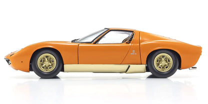 [ Back-order ] KYOSHO KS08314PB 1:18 Lamborghini Miura P400 Orange model car