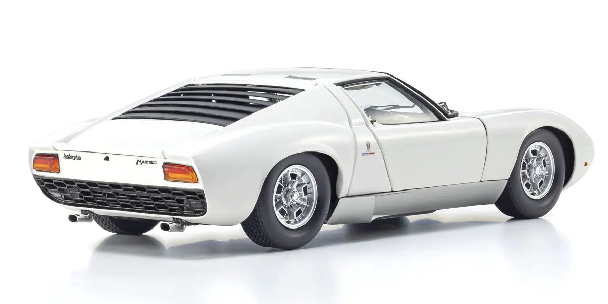 [ Back-order ] KYOSHO KS08314W 1:18 Lamborghini Miura P400 White model car